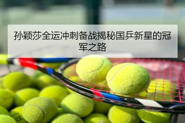 孙颖莎全运冲刺备战揭秘国乒新星的冠军之路